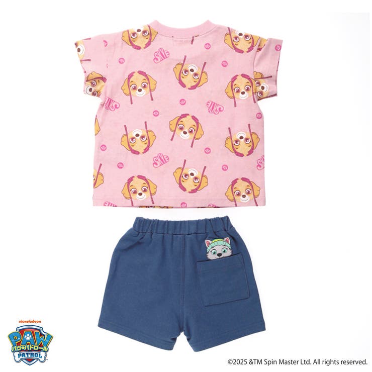 【PAW PATOROL（パウ パトロール）】総柄プリント半袖Tシャツ＆ボトムス… | ブランシェス | 詳細画像5 