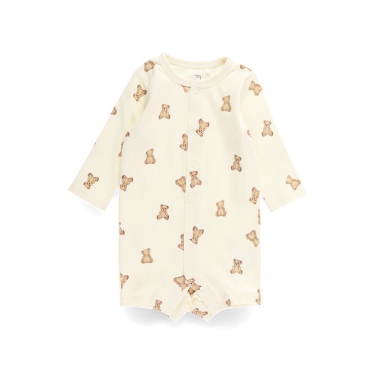 総柄プリントカバーオール | ブランシェス | 詳細画像2 