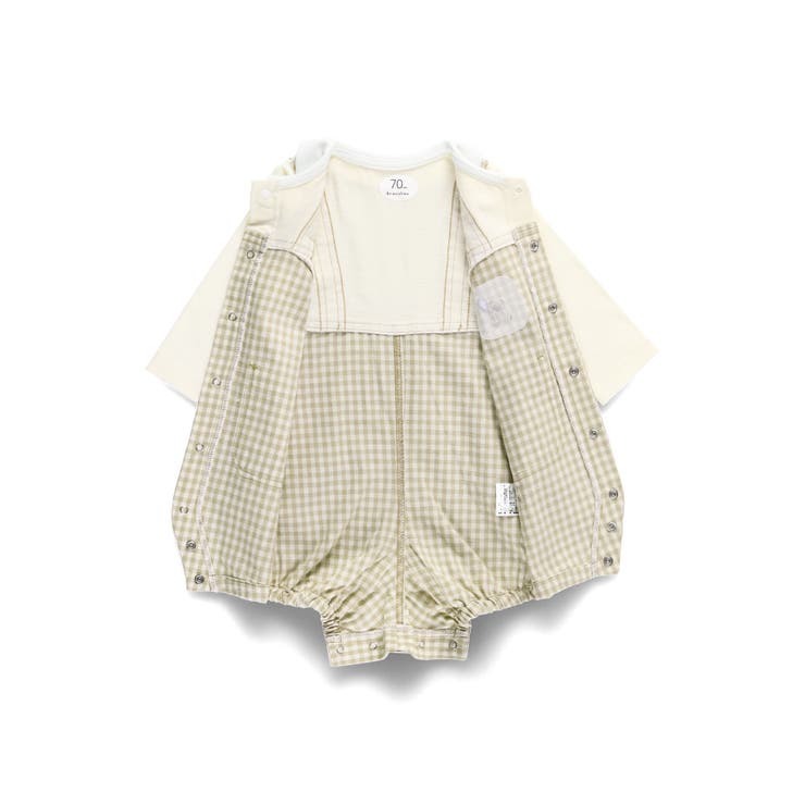 【ベビー】サロペットドッキング風長袖カバーオール | ブランシェス | 詳細画像11 