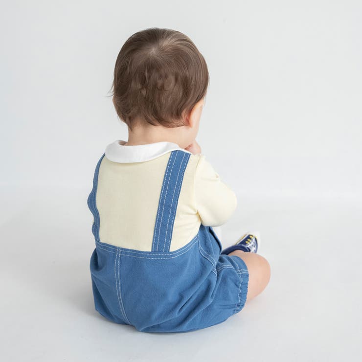 【ベビー】サロペットドッキング風長袖カバーオール | ブランシェス | 詳細画像17 