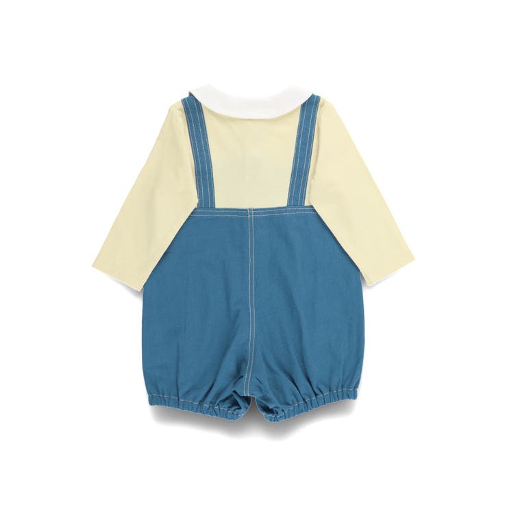 【ベビー】サロペットドッキング風長袖カバーオール | ブランシェス | 詳細画像18 