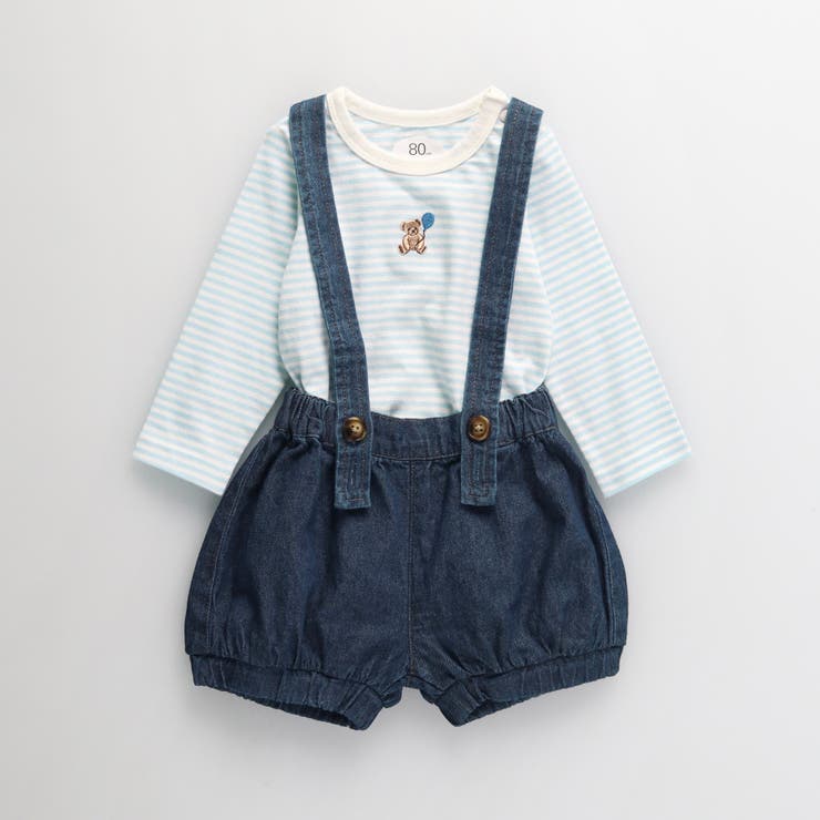 【ベビー／セット】サロペット＆ボディスーツ | ブランシェス | 詳細画像12 