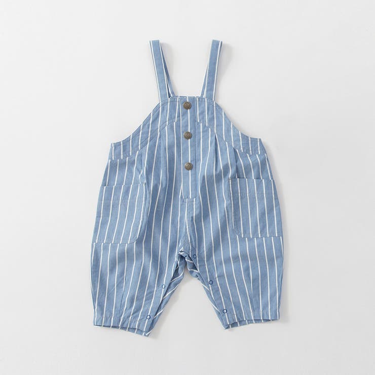 【ベビー/おそろい】爽やかシャンブレーサロペット | ブランシェス | 詳細画像12 