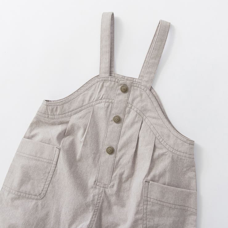 【ベビー/おそろい】爽やかシャンブレーサロペット | ブランシェス | 詳細画像2 