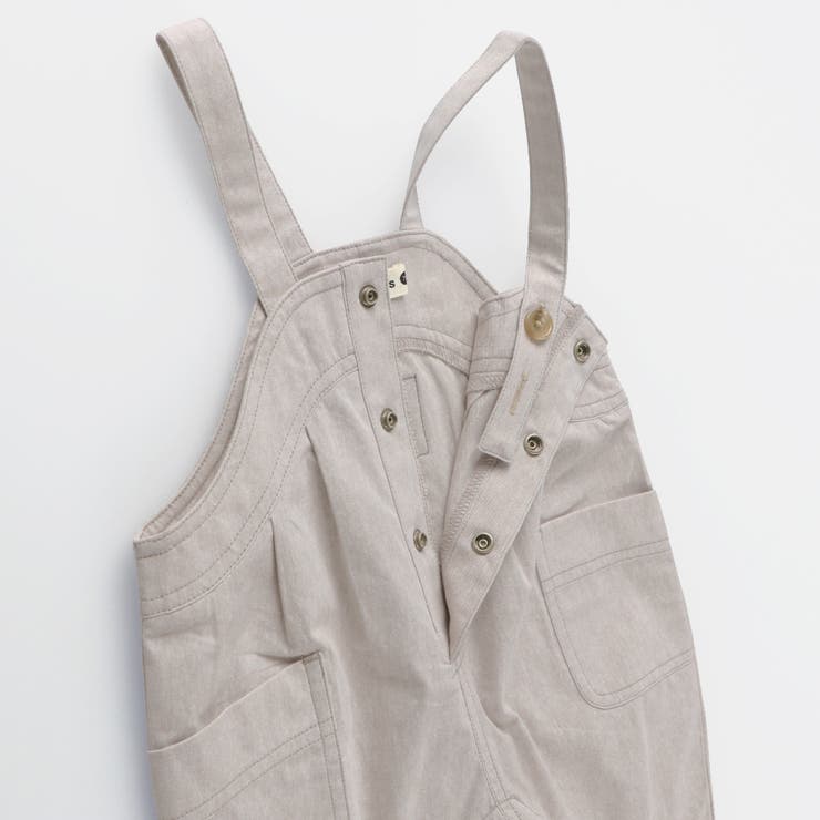 【ベビー/おそろい】爽やかシャンブレーサロペット | ブランシェス | 詳細画像3 