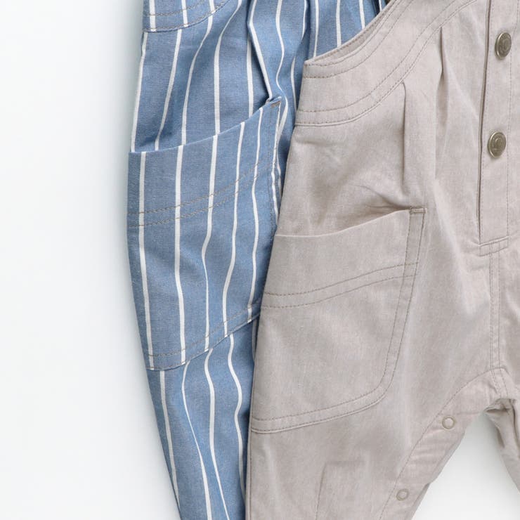 【ベビー/おそろい】爽やかシャンブレーサロペット | ブランシェス | 詳細画像5 