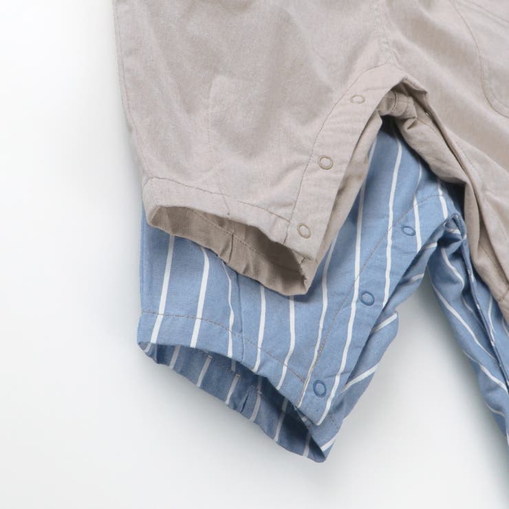 【ベビー/おそろい】爽やかシャンブレーサロペット | ブランシェス | 詳細画像6 