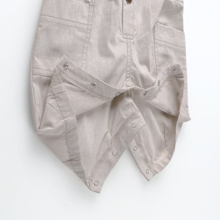 【ベビー/おそろい】爽やかシャンブレーサロペット | ブランシェス | 詳細画像7 