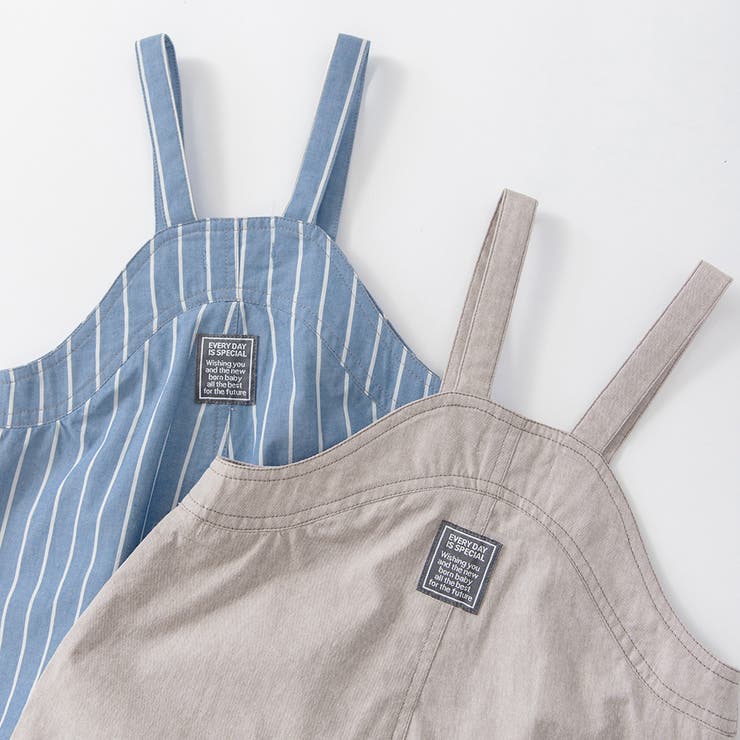 【ベビー/おそろい】爽やかシャンブレーサロペット | ブランシェス | 詳細画像9 