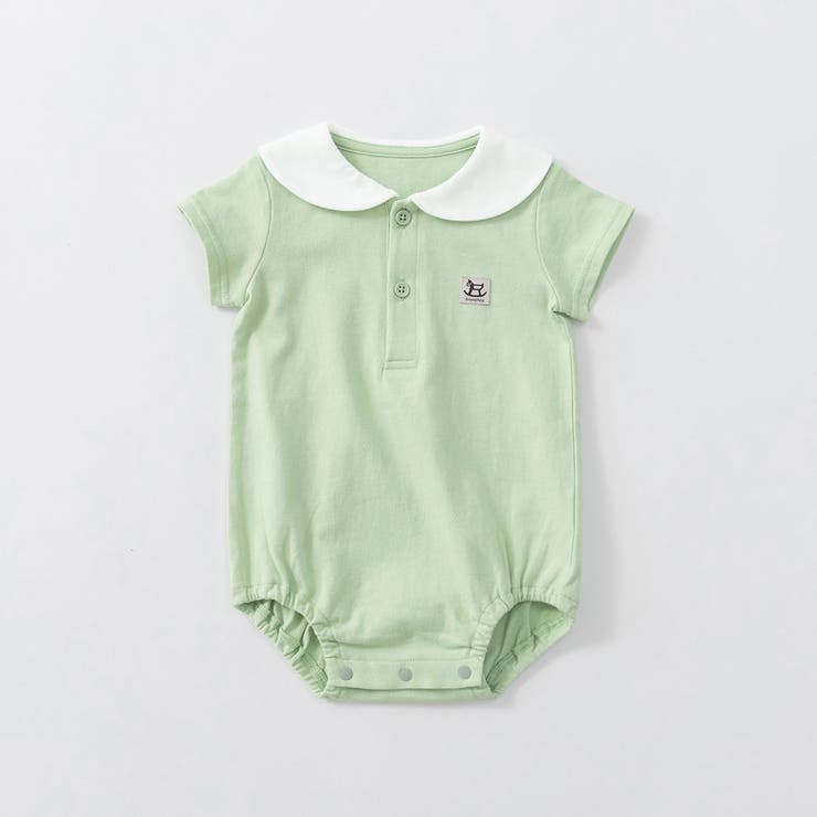 丸襟半袖カバーオール | ブランシェス | 詳細画像1 