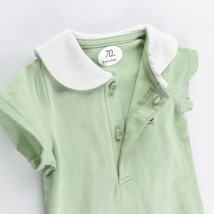 丸襟半袖カバーオール | ブランシェス | 詳細画像10 