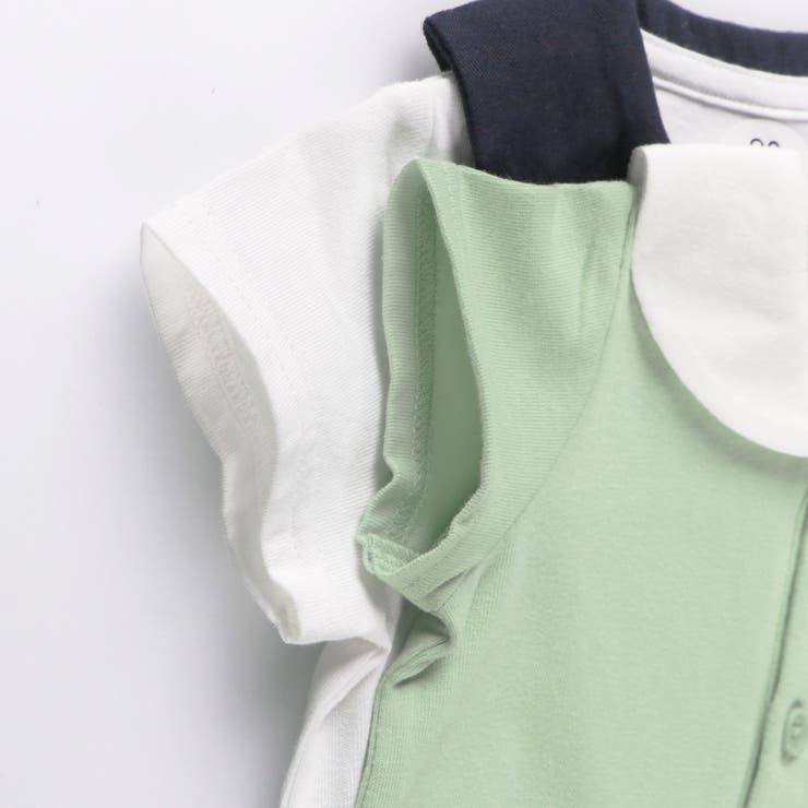 丸襟半袖カバーオール | ブランシェス | 詳細画像12 