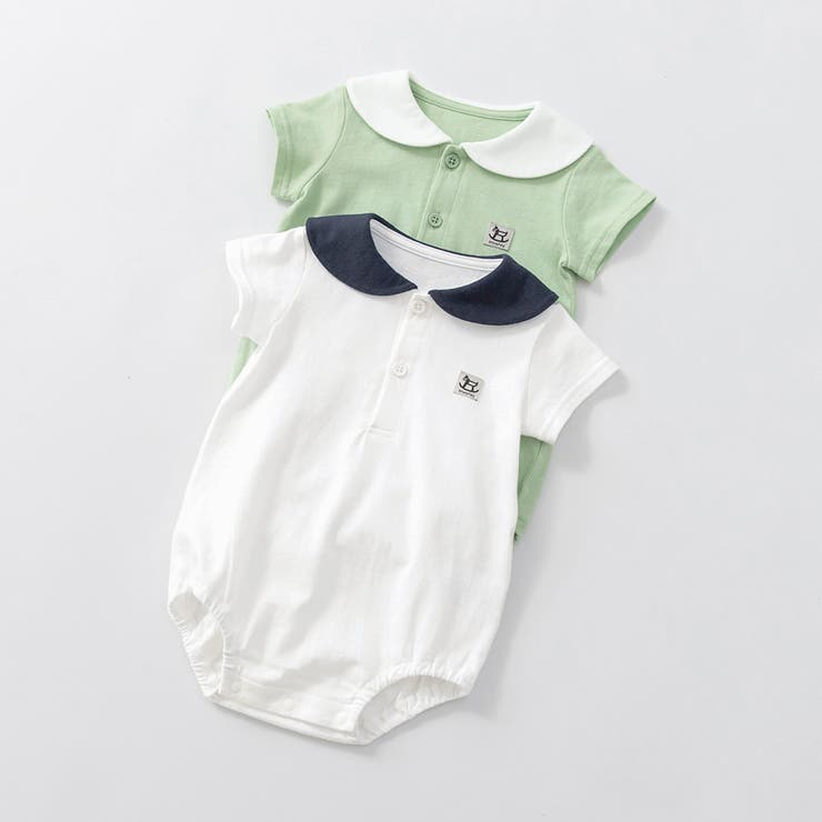 丸襟半袖カバーオール | ブランシェス | 詳細画像16 