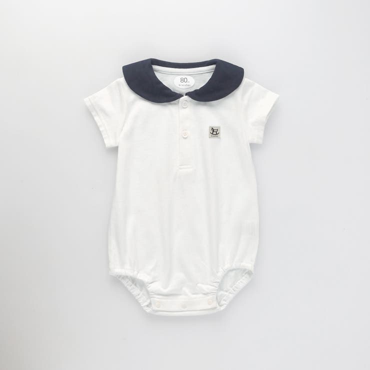 丸襟半袖カバーオール | ブランシェス | 詳細画像2 