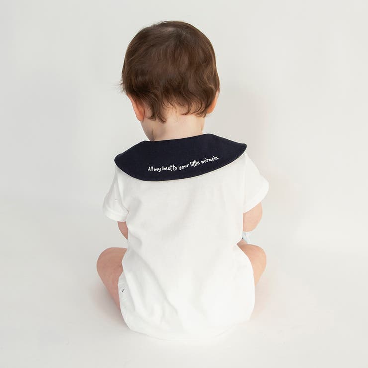 丸襟半袖カバーオール | ブランシェス | 詳細画像6 