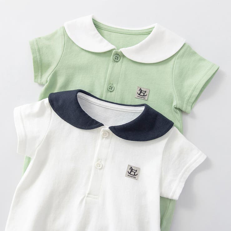 丸襟半袖カバーオール | ブランシェス | 詳細画像9 