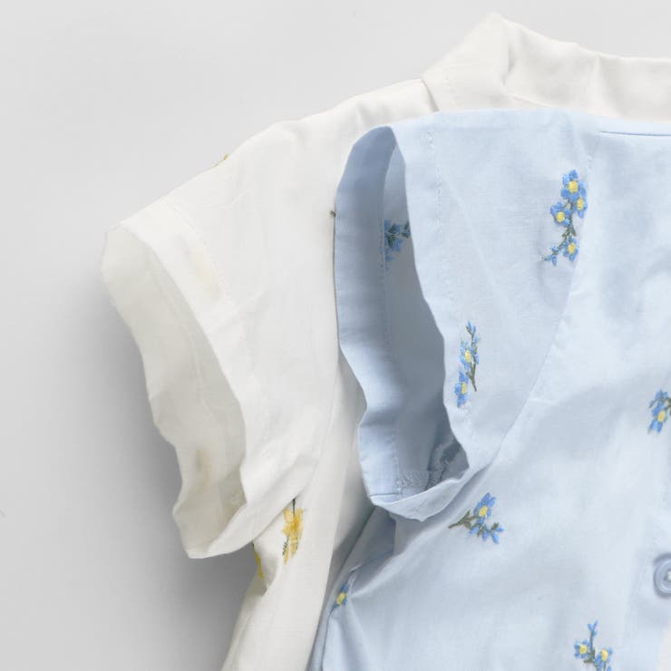 【おそろい】花刺しゅうカバーオールベビー ベビー小物 小花柄 | ブランシェス | 詳細画像11 