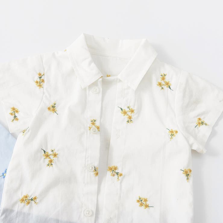 【おそろい】花刺しゅうカバーオールベビー ベビー小物 小花柄 | ブランシェス | 詳細画像7 