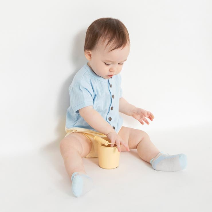 リブ半袖カバーオール | ブランシェス | 詳細画像11 