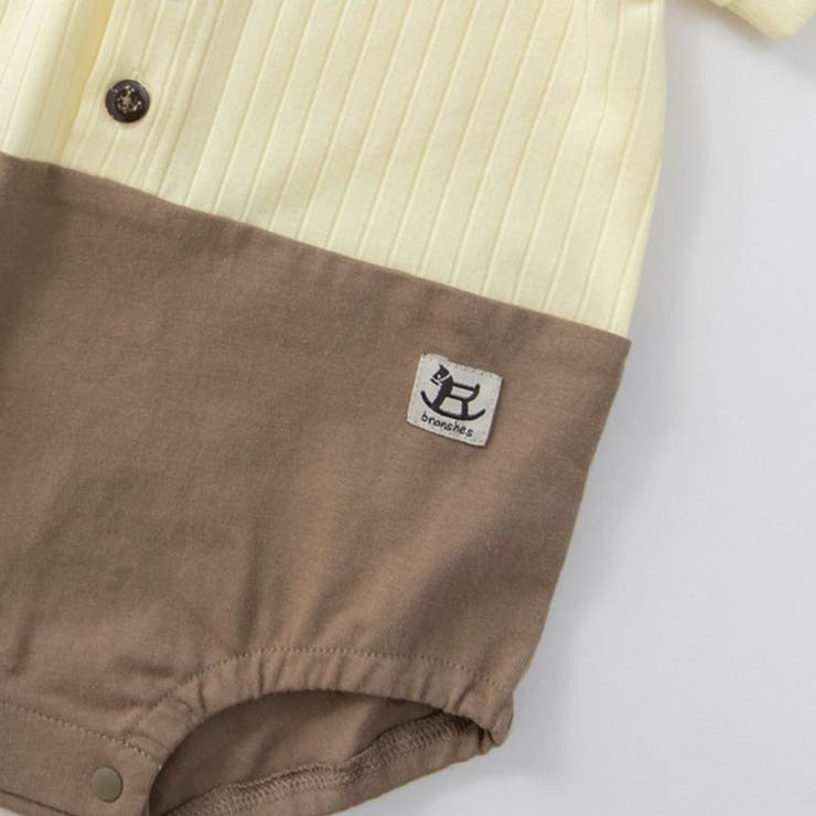 リブ半袖カバーオール | ブランシェス | 詳細画像5 