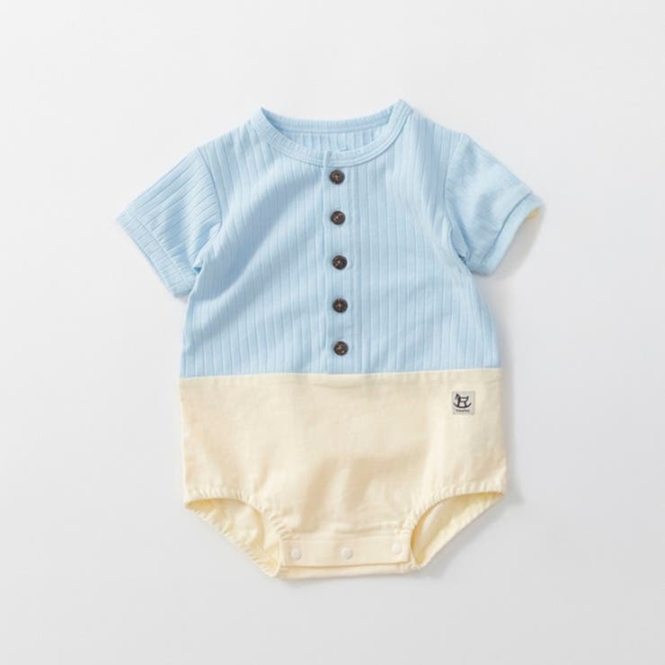 リブ半袖カバーオール | ブランシェス | 詳細画像7 