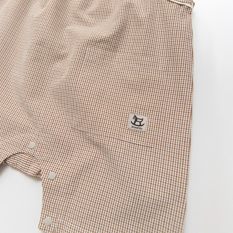 【涼しい】チェック柄カバーオール | ブランシェス | 詳細画像8 