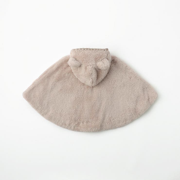 【3WAY はまぐり刺繍】くま耳 ボアケープ | ブランシェス | 詳細画像20 