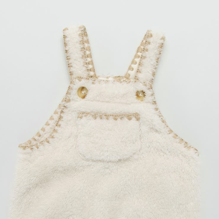 【はまぐり刺繍】ボアサロペット アウター ベビー | ブランシェス | 詳細画像3 