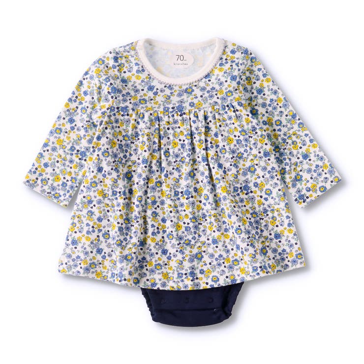 花柄長袖カバーオール 品番 Brsk Branshes ブランシェス のキッズファッション通販 Shoplist ショップリスト