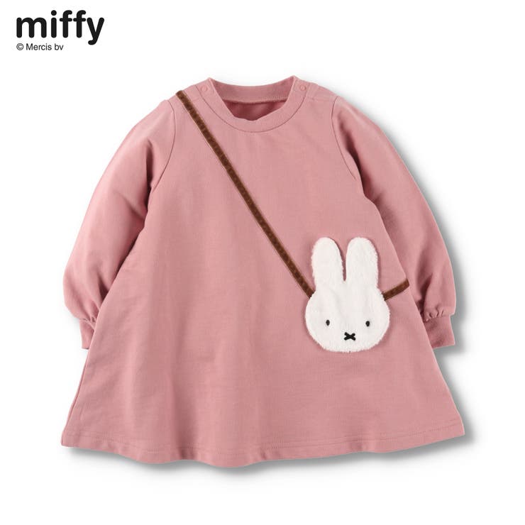 Miffy ミッフィー ポシェットモチーフ付ワンピース レギンスセット 品番 Brsk Branshes ブランシェス のキッズファッション通販 Shoplist ショップリスト