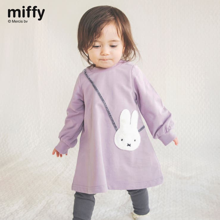 miffy/ミッフィー】ポシェットモチーフ付ワンピース+レギンスセット [品番：BRSK0002341]｜BRANSHES（ブランシェス）のキッズファッション通販｜SHOPLIST（ショップリスト）