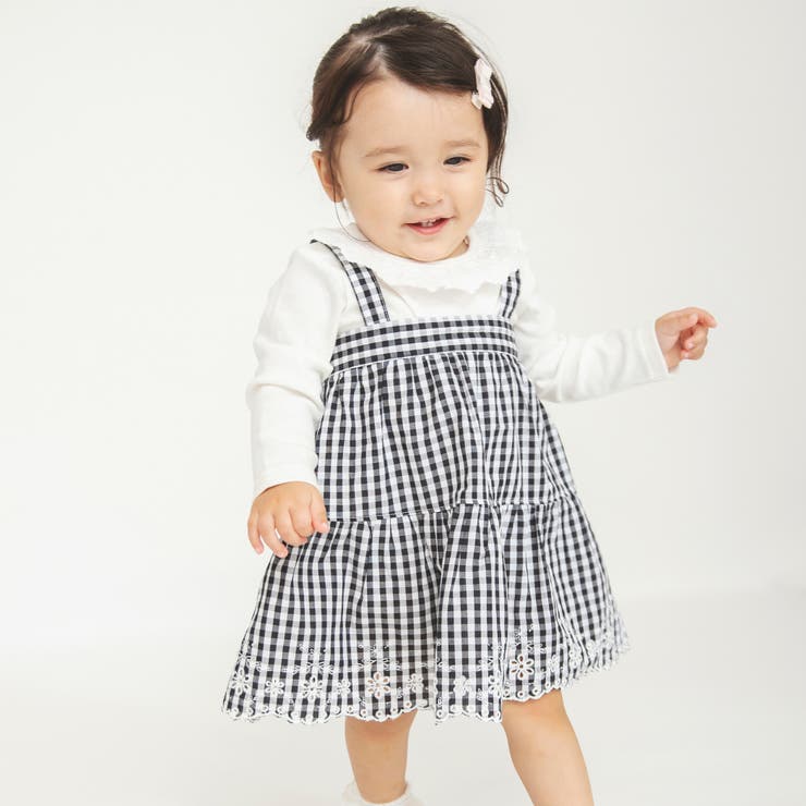 スカラップ刺繍ジャンパースカート 品番 Brsk Branshes ブランシェス のキッズファッション通販 Shoplist ショップリスト