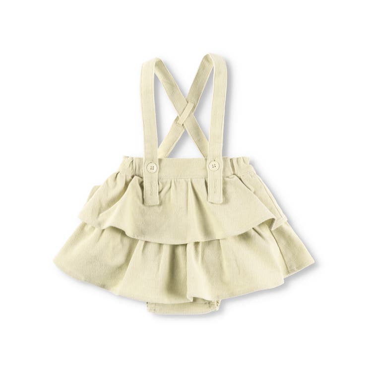 2段フリルベビーサロペット 子供服 キッズ | ブランシェス | 詳細画像1 