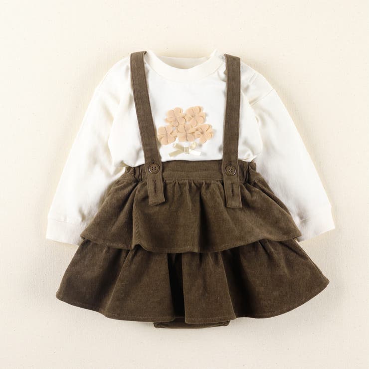 2段フリルベビーサロペット 子供服 キッズ | ブランシェス | 詳細画像19 