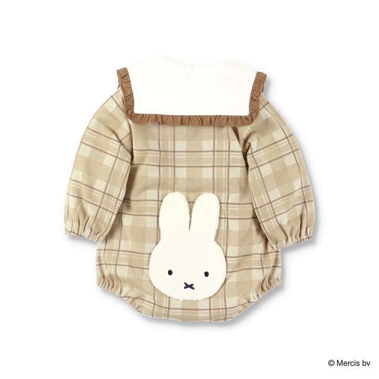 ベビー/miffy/ミッフィー】おしりモチーフ長袖カバーオール[品番