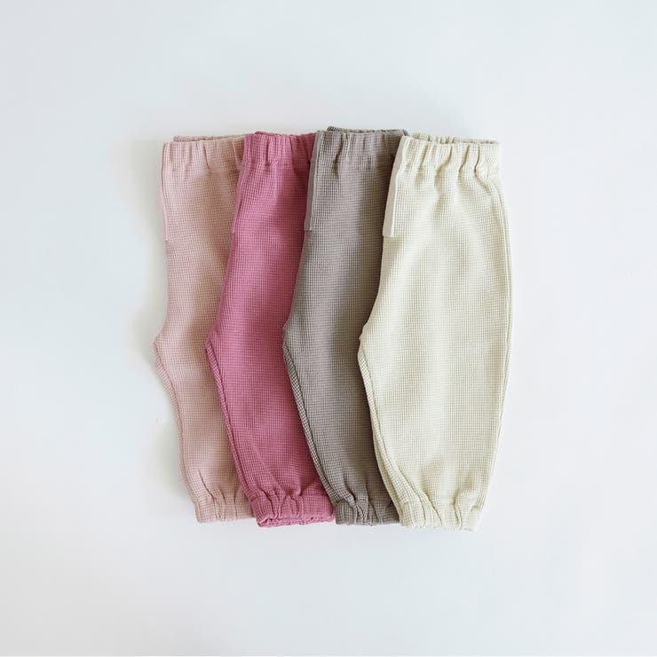 【WEB限定/ベビー/綿100％やわらかワッフル】ロングパンツ | ブランシェス | 詳細画像14 