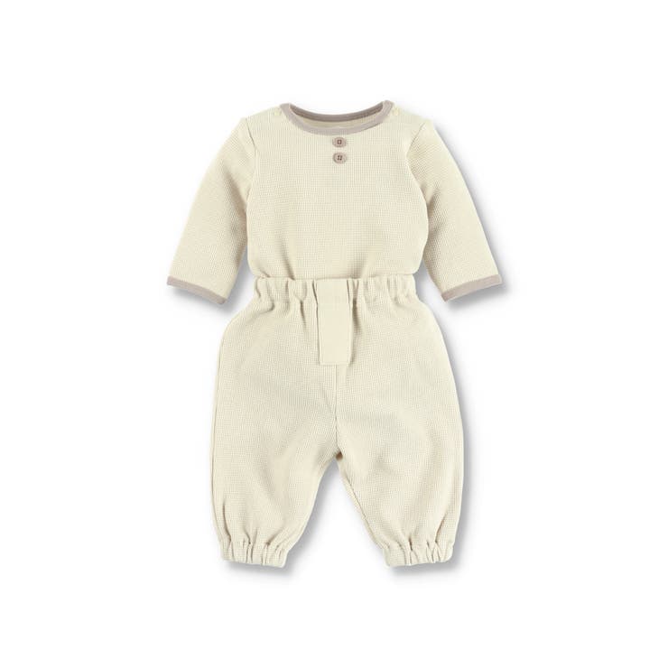 【WEB限定/ベビー/綿100％やわらかワッフル】ロングパンツ | ブランシェス | 詳細画像7 