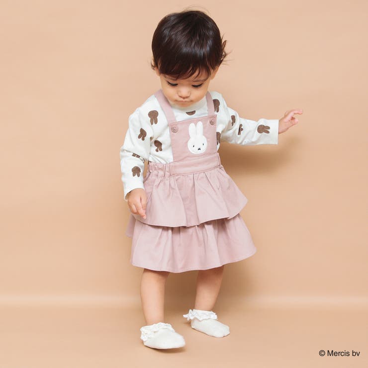 baby プードルちゃんのふしぎなポケット♪ ジャンパースカート　ブラウン baby プードルちゃんのふしぎなポケット♪ ジャンパースカート