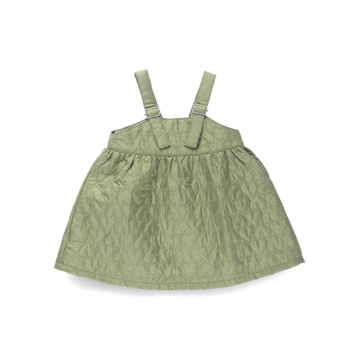 カーキ | キルティングジャンパースカート | ブランシェス