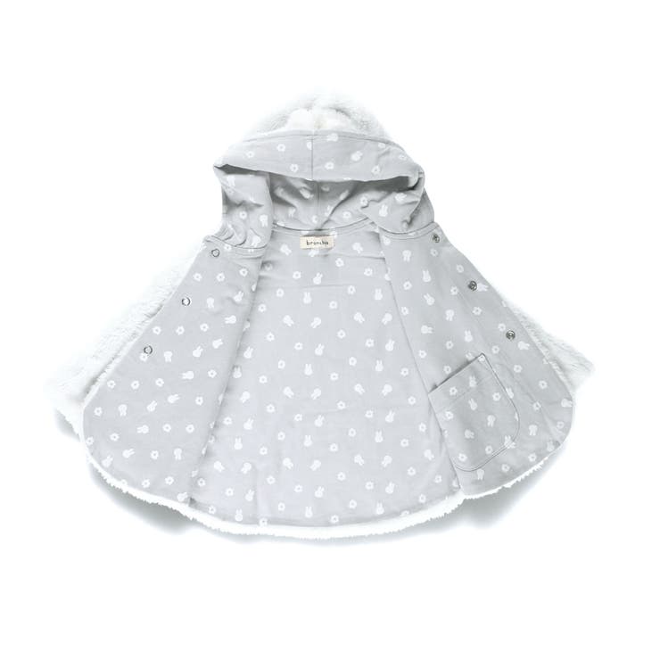 【ベビー/miffy/ミッフィー】フード付きケープ | ブランシェス | 詳細画像11 