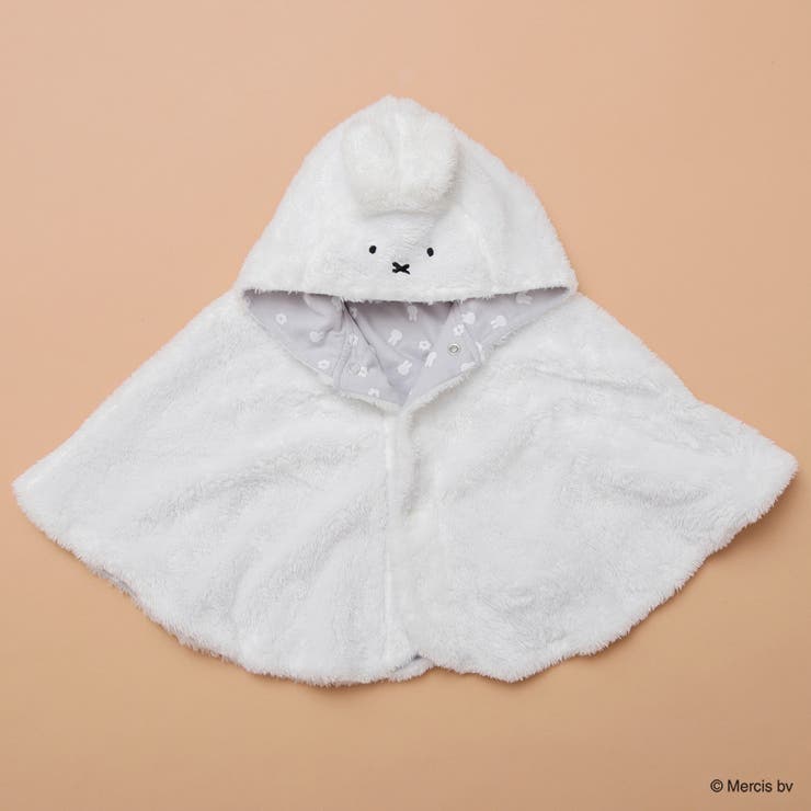 【ベビー/miffy/ミッフィー】フード付きケープ | ブランシェス | 詳細画像2 