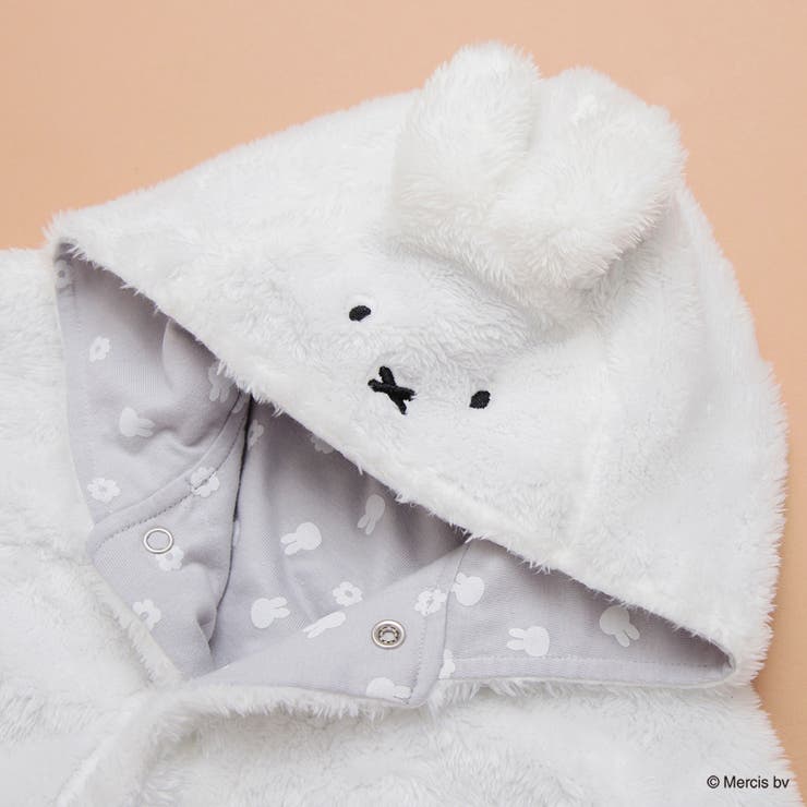 【ベビー/miffy/ミッフィー】フード付きケープ | ブランシェス | 詳細画像8 