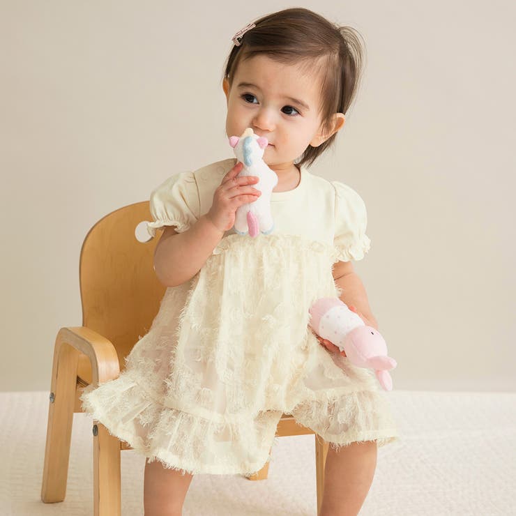 アイボリー | シャギーカバーオール | ブランシェス