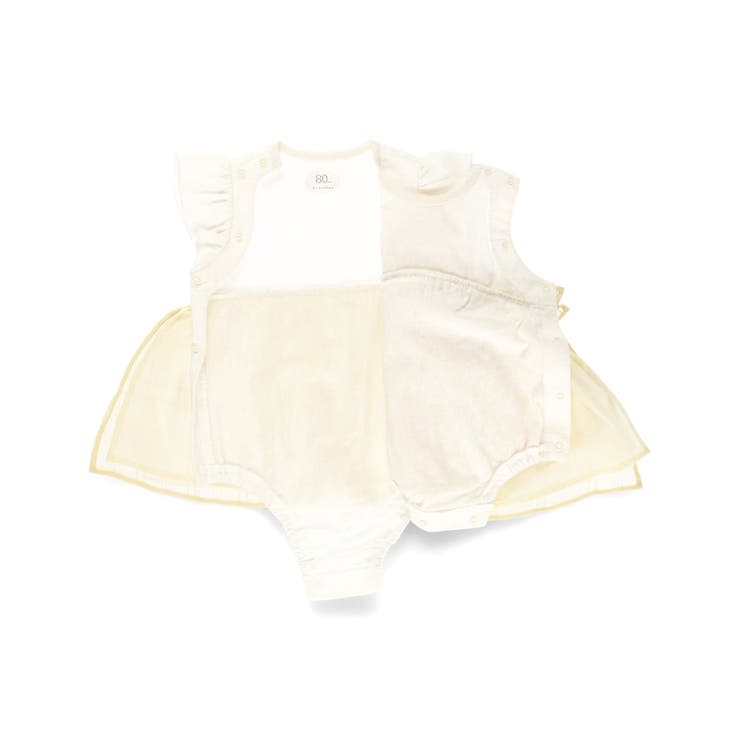 【おそろい】シャドーチェックカバーオール/綿100%/ワンピース | ブランシェス | 詳細画像2 