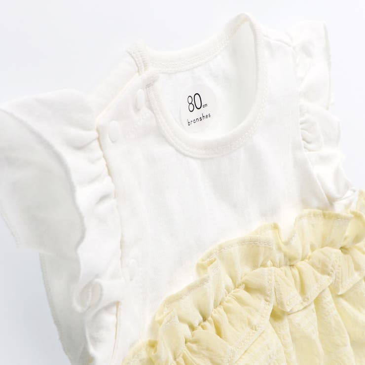 【おそろい】シャドーチェックカバーオール/綿100%/ワンピース | ブランシェス | 詳細画像3 