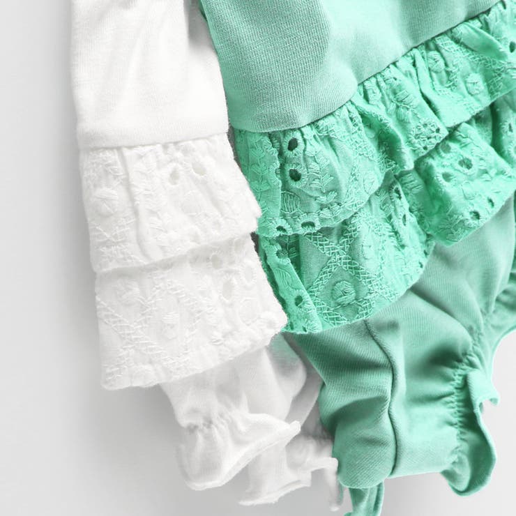 【キッズとおそろい】スカラップ刺繍トップス＆ボトムスセット 夏 | ブランシェス | 詳細画像8 