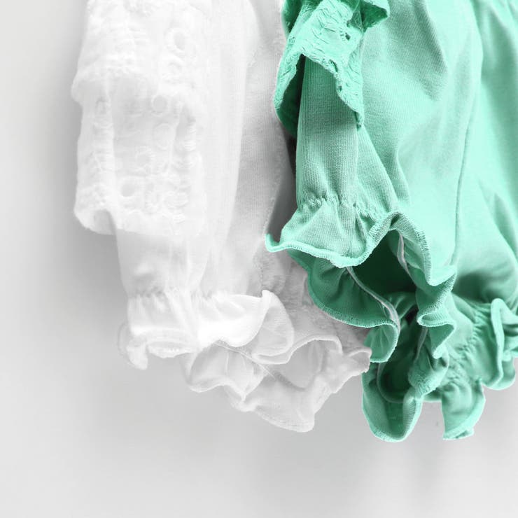 【キッズとおそろい】スカラップ刺繍トップス＆ボトムスセット 夏 | ブランシェス | 詳細画像9 