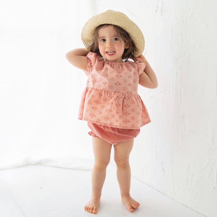 【おそろい】スカラップレーストップス＆ボトムスセット | ブランシェス | 詳細画像12 