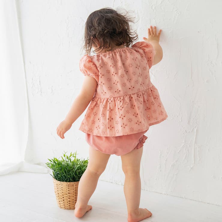 【おそろい】スカラップレーストップス＆ボトムスセット | ブランシェス | 詳細画像14 