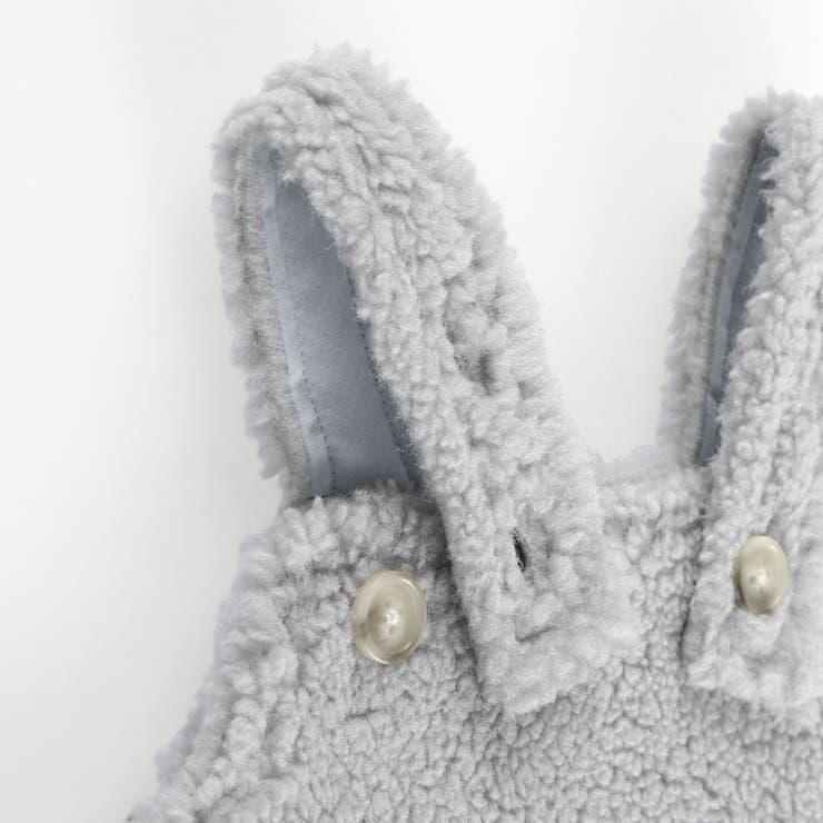 リボン総柄刺しゅうボアジャンパースカート リンクコーデ おそろい | ブランシェス | 詳細画像11 